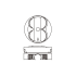 TŁOK MV PARTS P9549 STD HONDA 16V 1.6 92-