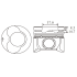TŁOK MV PARTS P8969 STD PSA 1.4HDI 01-