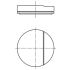 TŁOK MAHLE 0017501 0.50 MERCEDES 2.8 M130 68-72
