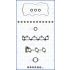 KOMPLET USZCZELEK GŁOWICY AJUSA 53031800 HYUNDAI 1.5CRDI 01-