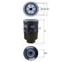 FILTR PALIWA KNEHT KC46 MITSUBISHI 1.7-3.1D 80-10