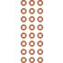 KOMPLET USZCZELNIACZY ZAWOROWYCH VICTOR REINZ 12-39489-01 DAF MX300 05-