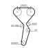PASEK ROZRZĄDU GATES 5585XS MITSUBISHI 2.0GDI 99-05