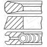 PIERŚCIENIE TŁOKOWE GOETZE 0874410700 0.50 DEUTZ 3k/2.5/3.5 F4L912 81