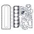 KOMPLET USZCZELEK SILNIKA TEDEL 101322 JOHN DEERE 6068