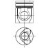 TŁOK KOLBENSCHMIDT 40308600 STD VOLVO 107mm 6.7D 98-