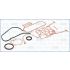 KOMPLET USZCZELEK BLOKU AJUSA 54170300 HYUNDAI 16V 2.9CRDI 04-06