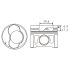 TŁOK MV PARTS P8470 STD VW 2.5TDI 1i2c! 95-