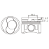 TŁOK MV PARTS P8271<74184 loading=