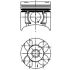 TŁOK KOLBENSCHMIDT 40392600 STD OPEL 16V 1.7TD 03-
