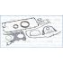 KOMPLET USZCZELEK BLOKU AJUSA 54080500 BMW 16V 1.9 95-98