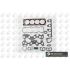 KOMPLET USZCZELEK GŁOWICY BGA HK7324 OPEL 1389cc C14SE 92-