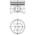 TŁOK KOLBENSCHMIDT 40408610 0.25 VW 2.0TDI 1i2cyl. 05-