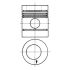 TŁOK KOLBENSCHMIDT 90274830 0.50 MERCEDES 3.8D OM314 66-