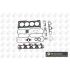 KOMPLET USZCZELEK GŁOWICY BGA HK6735 OPEL 1.6 01-