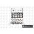 KOMPLET USZCZELEK GŁOWICY BGA HN4304 OPEL 1.7TD Z17DTH 01-