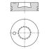 TŁOK MAHLE 0039100 STD MERCEDES OM441-OM44485-