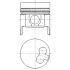 TŁOK KOLBENSCHMIDT 94756600 STD TOYOTA 2.4D 89-93