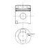 TŁOK KOLBENSCHMIDT 94668600 STD DEUTZ 6.1-6.1D 96-
