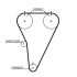 POMPA WODY DOLZ T215 TOYOTA V6 3.0 94-00