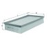 FILTR POWIETRZA KNEHT LX786 VW 1.9-3.2 03-