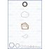 KOMPLET USZCZELEK BLOKU AJUSA 54147800 MERCEDES 16V 1.7CDI 01-