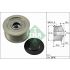 NAPINACZ PASKA INA 535011510 FIAT 1.9-2.4JTD 96-