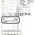 KOMPLET USZCZELEK SILNIKA VICTOR REINZ 01-34065-01 IVECO F2BE0681 98-