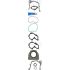 KOMPLET USZCZELEK BLOKU GLASER B38122-00 VOLVO 16V 1.6 05-