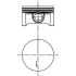 TŁOK KOLBENSCHMIDT 40388600 STD OPEL 16V 1.6 03-