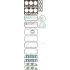 KOMPLET USZCZELEK GŁOWICY GLASER D36353-00 DAF PF183M 98-00