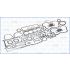 KOMPLET USZCZELEK SILNIKA AJUSA 50006000 PERKINS 4.236