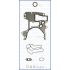 KOMPLET USZCZELEK BLOKU AJUSA 54156400 OPEL 16V 1.6 03-