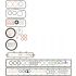 KOMPLET USZCZELEK BLOKU VICTOR REINZ 08-24870-01 VOLVO DH10A -