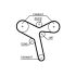 PASEK ROZRZĄDU GATES 5647XS MITSUBISHI 3.0 06-