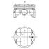TŁOK KOLBENSCHMIDT 40086620 0.50 BMW N46B20 1.6-2.0 01-