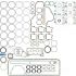 KOMPLET USZCZELEK SILNIKA GLASER S37189-00 MAN D2876 -