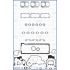 KOMPLET USZCZELEK SILNIKA AJUSA 50120000 MAN D0826 -
