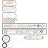 KOMPLET USZCZELEK BLOKU VICTOR REINZ 08-31517-01 VOLVO THD101 81-89