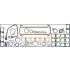 KOMPLET USZCZELEK BLOKU AJUSA 54105900 DAF VF373M 94-98