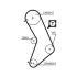 KOMPLET ROZRZĄDU GATES K015545XS FORD T 1.2 99-