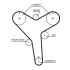 PASEK ROZRZĄDU GATES T257 TOYOTA 2-5-3.3 96-