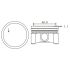 TŁOK MV PARTS P9140 STD RENAULT 16V 1.2 00-