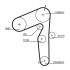 KOMPLET ROZRZĄDU GATES K055500XS FIAT 1.9D 99-