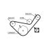 KOMPLET ROZRZĄDU GATES K025435XS MITSUBISHI 2.5D 93-