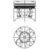 TŁOK KOLBENSCHMIDT 40391600 STD OPEL 16V 1.7DTI 00-