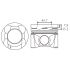 TŁOK MV PARTS P5181 STD NISSAN 2.2CDI 05-