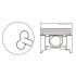 TŁOK MV PARTS P8287 STD NISSAN 2.7TD 99-
