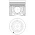 TŁOK KOLBENSCHMIDT 40270600 STD MERCEDES OM924/926 04-