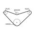 KOMPLET ROZRZĄDU GATES K015480XS HONDA 1.8-2.3 97-02
